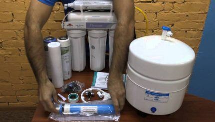 Reverse osmosis filter for home