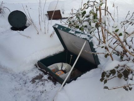 Behoud van de zuiveringsinstallatie voor de winter