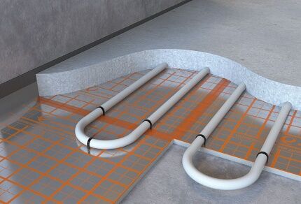 Advantages of water-type heated floors