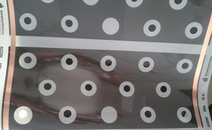 Perforation on carbon film