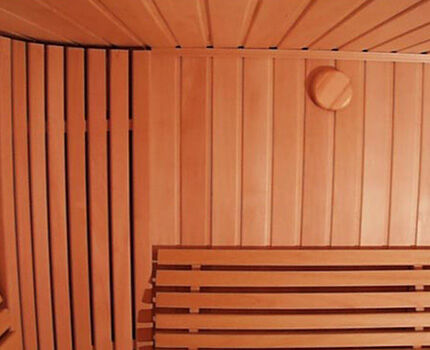 Sauna with proper ventilation