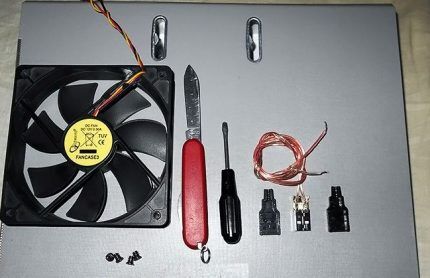 Tools for fan heater