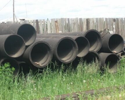 Cast iron pipes