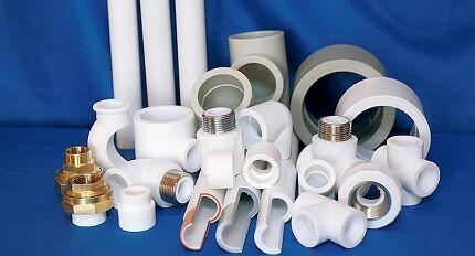 Polypropylene pipes for plumbing installation