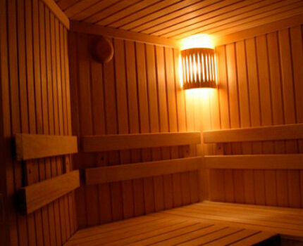 Sauna i en del af en beboelsesbygning