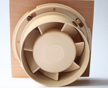 Low noise bath fan