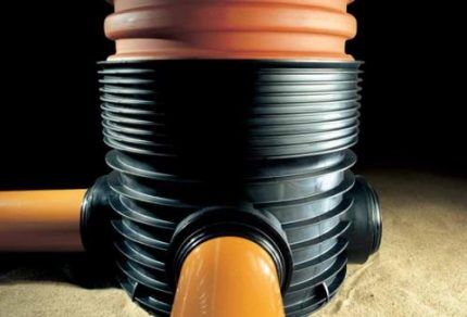 Puits de drainage en plastique