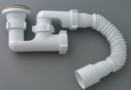 S-shaped siphon device