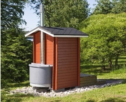 Toilettes sèches en tourbe