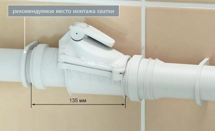 Option for connecting to a plastic pipeline