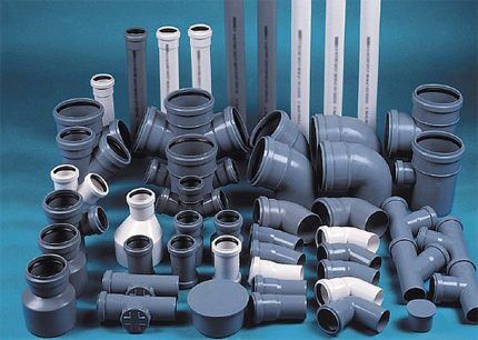 Plastic pipes for sewer networks