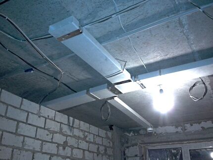 Air duct laying