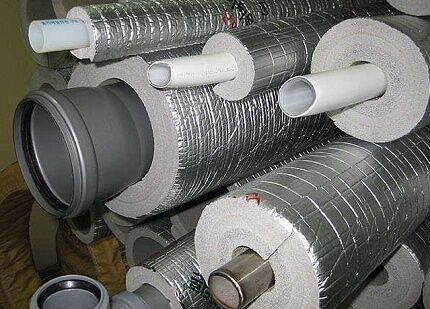 Insulation for laying sewer pipes underground