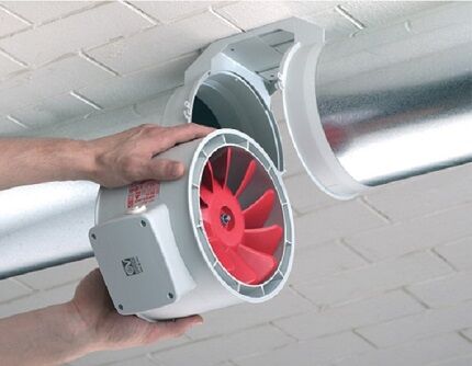 Ventilateur rond pour conduit