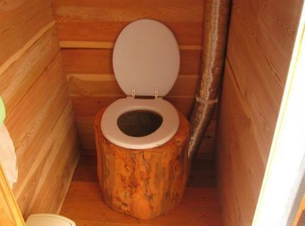 Toilet in the country