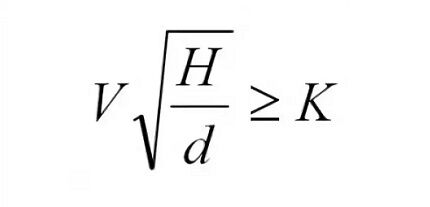 Formula for calculating sewer slope