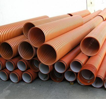 Corrugated pipes