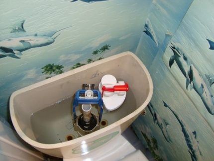 Compact toilet fittings