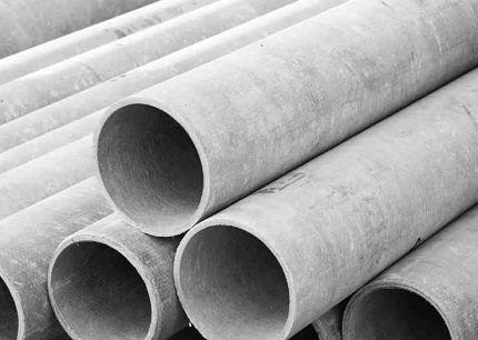 Asbestos cement pipes