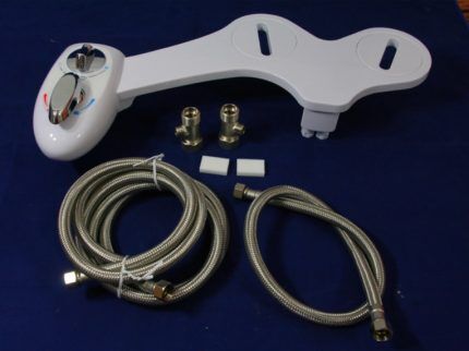 Ensemble complet de doublure de bidet pour cuvette de toilette