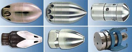 Nozzles for hydrodynamic machines