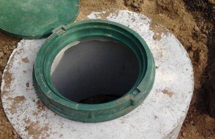 Betonnen septic tank