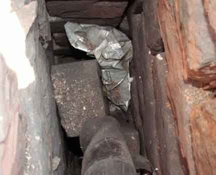 Blockage in the chimney