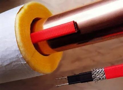 Thermal insulation of cable