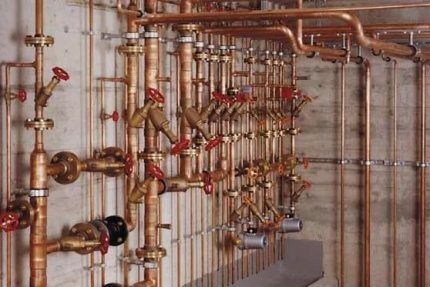 Copper piping system