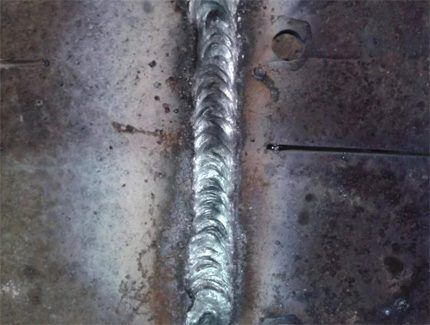 Vertical weld in kind