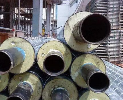 Pipes for installation of a heating system