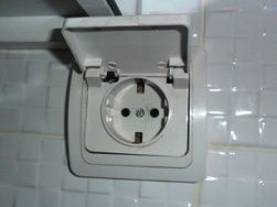 Socket for washing machine