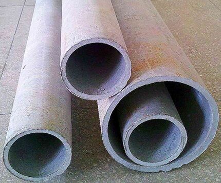 Asbestos cement pipes