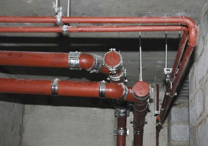 Cast iron pipes