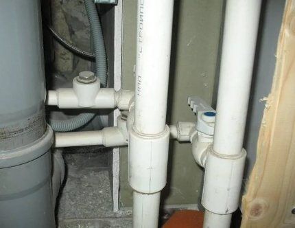 Insertion into a plastic pipe