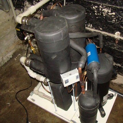 Homemade heat pump