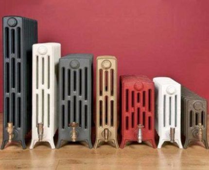 Multi-column cast iron radiators