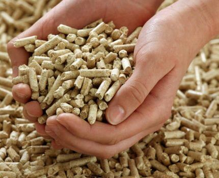 Pellets for boilers