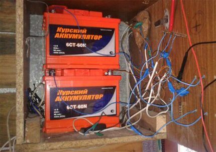 Batteries for wind generators