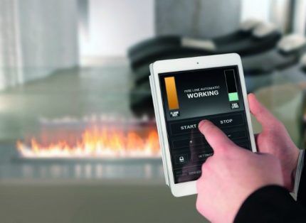 Automated fireplace