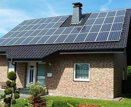 Solar panels for residential buildings