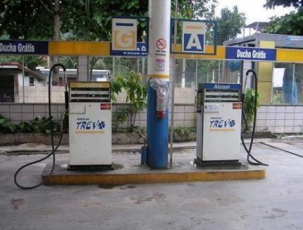 Bioethanol filling station