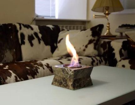 Biofuels for fireplaces and lamps