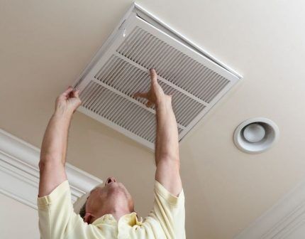 Cleaning the indoor ventilation system