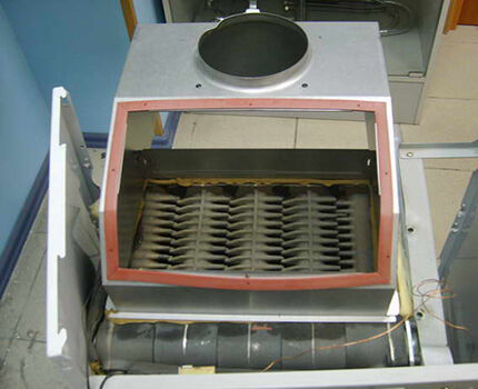 Cast iron heat exchanger