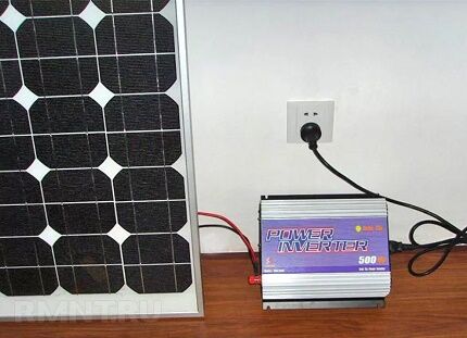 Inverter for mini solar station 