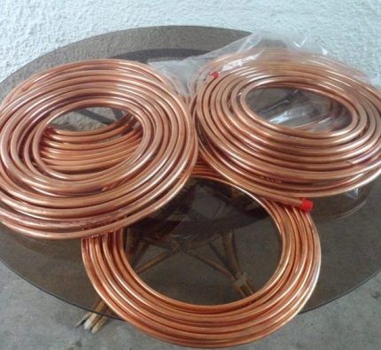 Copper tubes for split system