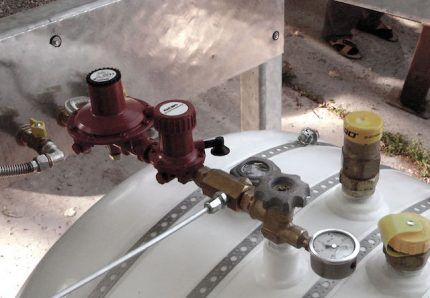 Điều khiển bình gas di động