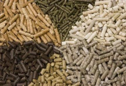 Pellets of different shades