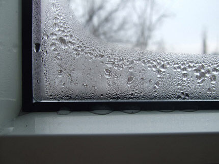 Condensation and mold on windows are a sign of poor ventilation